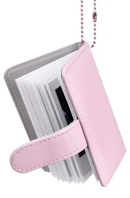 Produktbild von Mini-Fotoalbum mit Schlüsselanhänger für Instax- und Polaroid-Fotos – Rosa