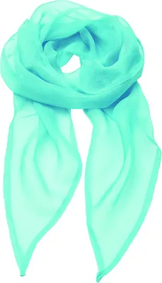 Immagine prodotto di Premier Workwear PR740 | Sciarpa Sciarpa da donna in chiffon a colori - 98 x 16,5 cm - Colore: Turchese (circa Pantone 312) - Dimensioni: 98 x 16,5 cm