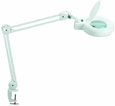 Obrázek produktu pro LED stolní lupa s osvětlením, bílá barva, balení 4 kusů