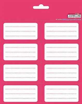 Zdjęcie produktu dla Pink Adhesive labels