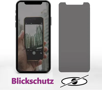A product image showing a smartphone with a privacy screen protector and the product itself.