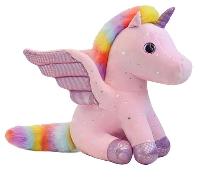 Productafbeelding van Solidchoice - Pluchen Eenhoorn 23 cm Kawaii