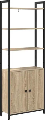 Zdjęcie produktu dla vidaXL Regał dąb sonoma 60 x 24 x 161 cm Materiał drewnopochodny