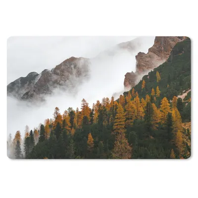 Produktbild von MuchoWow® Schreibtischunterlage Kiefer - Herbst - Berg - Landschaft 60x40 cm - XXL Mauspad - Großes Mauspad