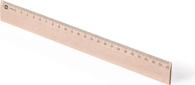 Obrázek produktu pro Metrie | Scholar-M25, Dřevěné pravítko | 25 cm