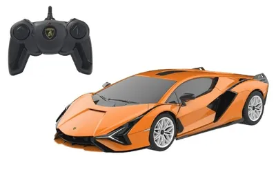 Produktbild von JAMARA Lamborghini Sián - Auto - Elektromotor - 1:24 - Pripravené na jazdu (RTD) - Čierna - Oranžová - Plast