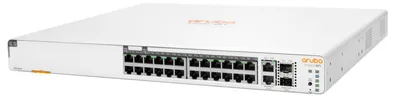 Produktbild von HPE Networking Instant On 1960 24G 20p Class4 4p Class6 PoE 2XGT 2SFP+ 370W Switch - Switch - L3 Lite - managed - 24 x 10/100/1000 + 2 x 10 Gigabit SFP+ + 2 x 100/1000/10GBase-T - an Rack montierbar - PoE (370 W)