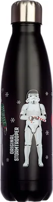 Image de Bouteille isotherme ou Gourde 500ml Stormtrooper de Noël
