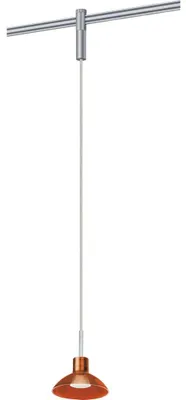 Image de Suspension Paulmann Phantom Sarrasani 1x50W GZ10 chrome mat / orange transparent