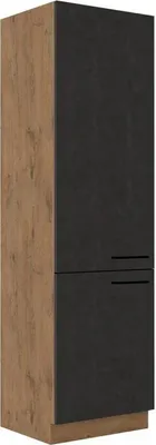 Obrázek produktu pro Vysoká kuchyňská skříňka 60 cm ZHILAN 1 - dub lancelot / matera