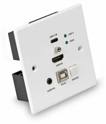 Immagine prodotto di LINDY HDMI & TypeC HDBT UK WallPlate KVM Extender 150m