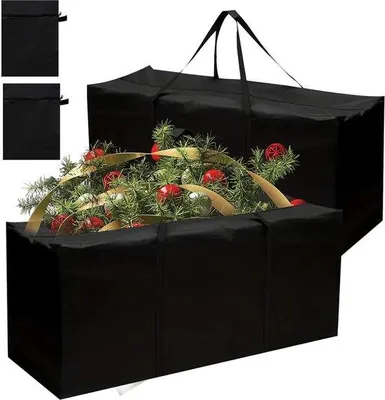 Productafbeelding van Tuinkussentas - 2 stuks, grijs, waterdicht