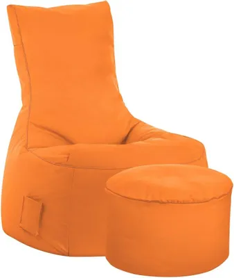 Produktbild von SITTING POINT only by MAGMA Sitzsack-Set Scuba Swing + Hocker orange