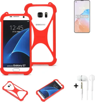 Produktbild von Handy-hülle + Kopfhörer kompatibel mit Cubot X30 Schutz-hülle Bumper Silikon Schutz Hülle Cover Case Silikoncase Silikonbumper TPU Softcase