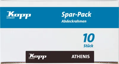Produktbild von KOPP Abdeckrahmen Athenis, reinweiß, 1-fach, 10 Stück