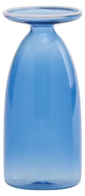 Vase 22 cm, Blau, Höhe 22 cm