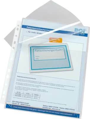 Immagine prodotto di 10 EICHNER Dokumentenhülle Dehnfaltentasche transparent