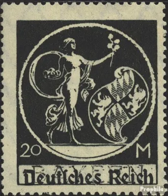 Produktbild von Briefmarken Deutsches Reich 1920 Mi 138I  gestempelt Bayernabschied