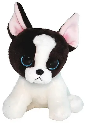 Immagine prodotto di TY Beanie Boos Glubschi Portia Terrier cane nero bianco peluche piccolo 15 cm