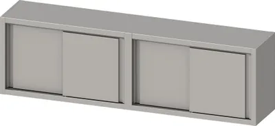 Obrázek produktu pro Závěsná skříňka s posuvnými dvířky 2000x300x600 mm, svařovaná