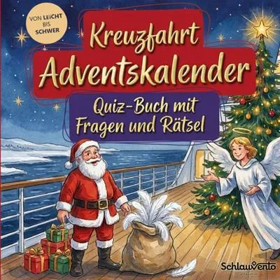 Produktbild von Kreuzfahrt-Adventskalender: Quiz-Buch mit Fragen und Rätsel