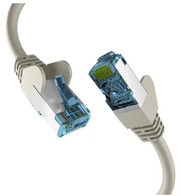 Produktbild von EFB RJ45 PATCHKABEL mit CAT7 ROHKABEL GRAU 7.5m