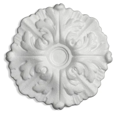 Produktbild von Decosa Rosette Daphne, weiß, Ø 22 cm - 1 Stück