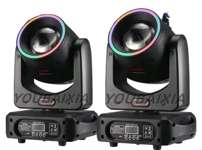 Produktbild von Bühnenscheinwerfer, RGBW-Farbmischung, DMX-Steuerungsoptionen, 2 LICHT, EU-Stecker