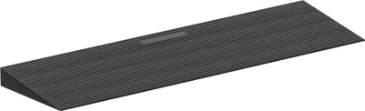 Produktbild von Bettizia Türschwellenrampe Vollgummi, Auffahrrampe 90 x 14 x 1.5 cm, Rollstuhlrampe, rutschfest Schwellenrampe für Türöffnungen, Bordsteine, Stufen