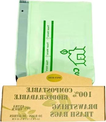 Obrázek produktu pro Kompostovatelné pytle na odpad 6–30 l, biologicky rozložitelné, do kuchyně a na zahradu