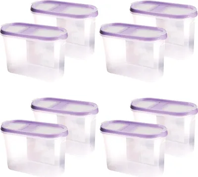 Immagine prodotto di Contenitore per alimenti da 1,4 litri - Confezione da 8 pezzi Viola