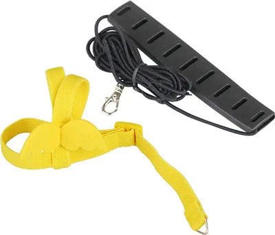 Produktbild von Haustier Geschirr und Leine verstellbar für Papageien Vogel Trainingsseil Nylon verstellbar Vogel Geschirr und Leine für den Außenbereich geeignet für Papageien (gelb)