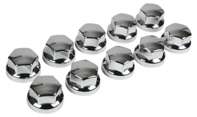 Immagine prodotto di Set di 10 copriviti universali in ABS - Ø 32/33 mm - Cromo