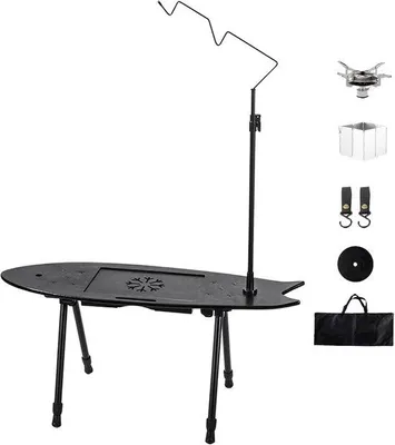 Produktbild von Klapptisch Tragbares Büro - Verstellbare Höhe - 76 x 24,5 cm
