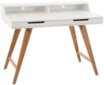 Produktbild von Schreibtisch Eaton 110 cm weiß
