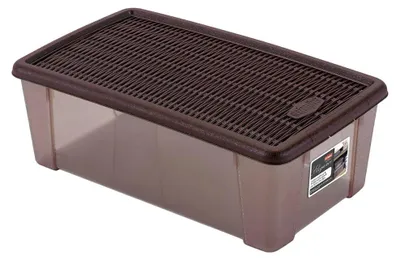 Produktbild von Stefanplast Elegance, Aufbewahrungsbox, Braun, Rechteckig, Einfarbig, Universal, Braun