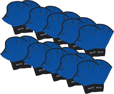 Produktbild von Beco 10 Paar Aqua Neoprenhandschuhe L, blau - offen