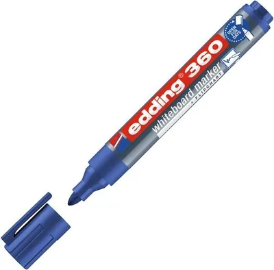 Obrázek produktu pro Edding 360, 1 kusů, Modrá, Kuličkový hrot, Kulatý, 1,5 mm, 3 mm