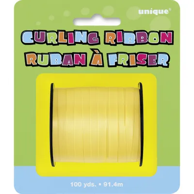 Produktbild von Unique Party Geschenkband, 91 Meter SG4820 (91 m) (Gelb)