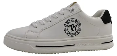 Immagine prodotto di Scarpe da donna del marchio Tom Tailor, modello stringato, colore bianco, ideali per il tempo libero