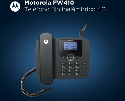 Obrázek produktu pro Pevný telefon Motorola 107FW410L Black
