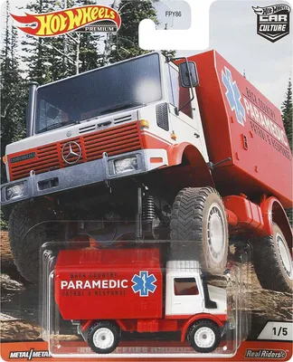 Produktbild von Hot Wheels Premium Culture - Real Riders - '88 Mercedes Unimog U1300