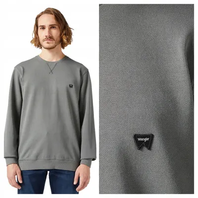 Immagine prodotto di Wrangler | Felpa da uomo "SIGN OFF CREW M" con design aperto