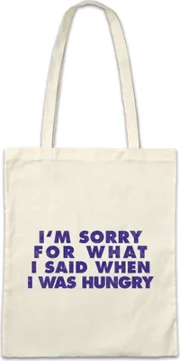 Produktbild von Urban Backwoods When I Was Hungry, Stofftasche, Farbe: Beige