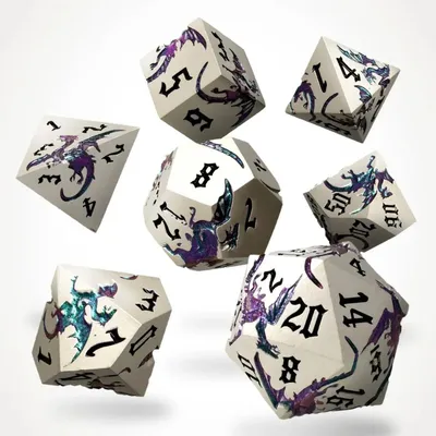 Produktbild von Elderwyrm-Metall-Würfelset für Rollenspiele