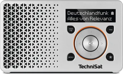 Zdjęcie produktu dla Przenośne radio cyfrowe TechniSat DigitRadio 1 pomarańczowe, srebrne