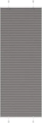 Produktbild von Plissee Anthrazit 70x200 cm Stoffbreite 69,4 cm Polyester