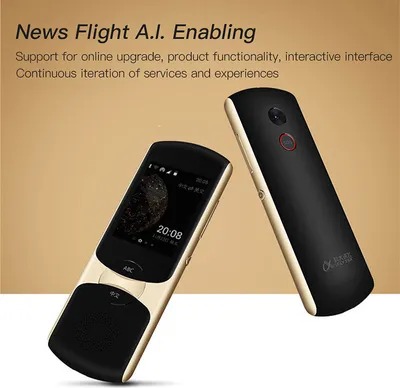 Immagine prodotto di Iflytek Traduttore elettronico di lingua tascabile con touch screen da 2,4 pollici supporta 33 traduzioni in tempo reale e immagini WiFi