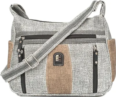 Produktbild von Charm&Shape Damen Umhängetasche, mittelgroß, Grau