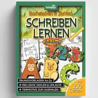 Produktbild von Buchstaben und Zahlen schreiben ab 5 Jahren